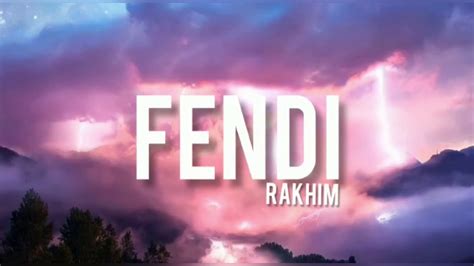 fendi rakhim lyrics english|Fendi (English Translation) – Rakhim .